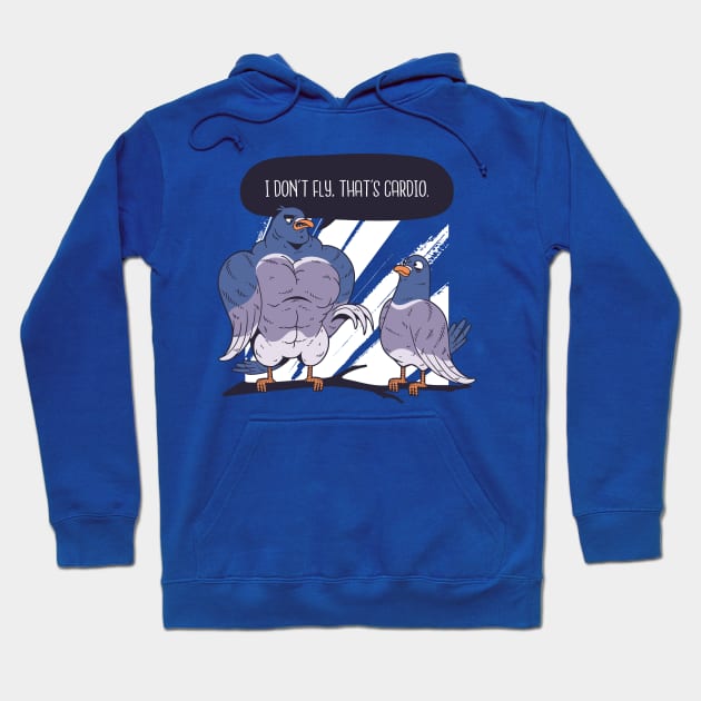 Pigeon Pair Power: Take Flight with Humor and Attitude! Hoodie by Life2LiveDesign